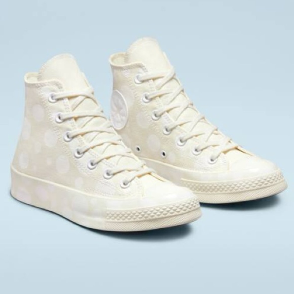 Converse Chuck Taylor All Star 70 HiPolka Dots Egret White Egret (Women's)